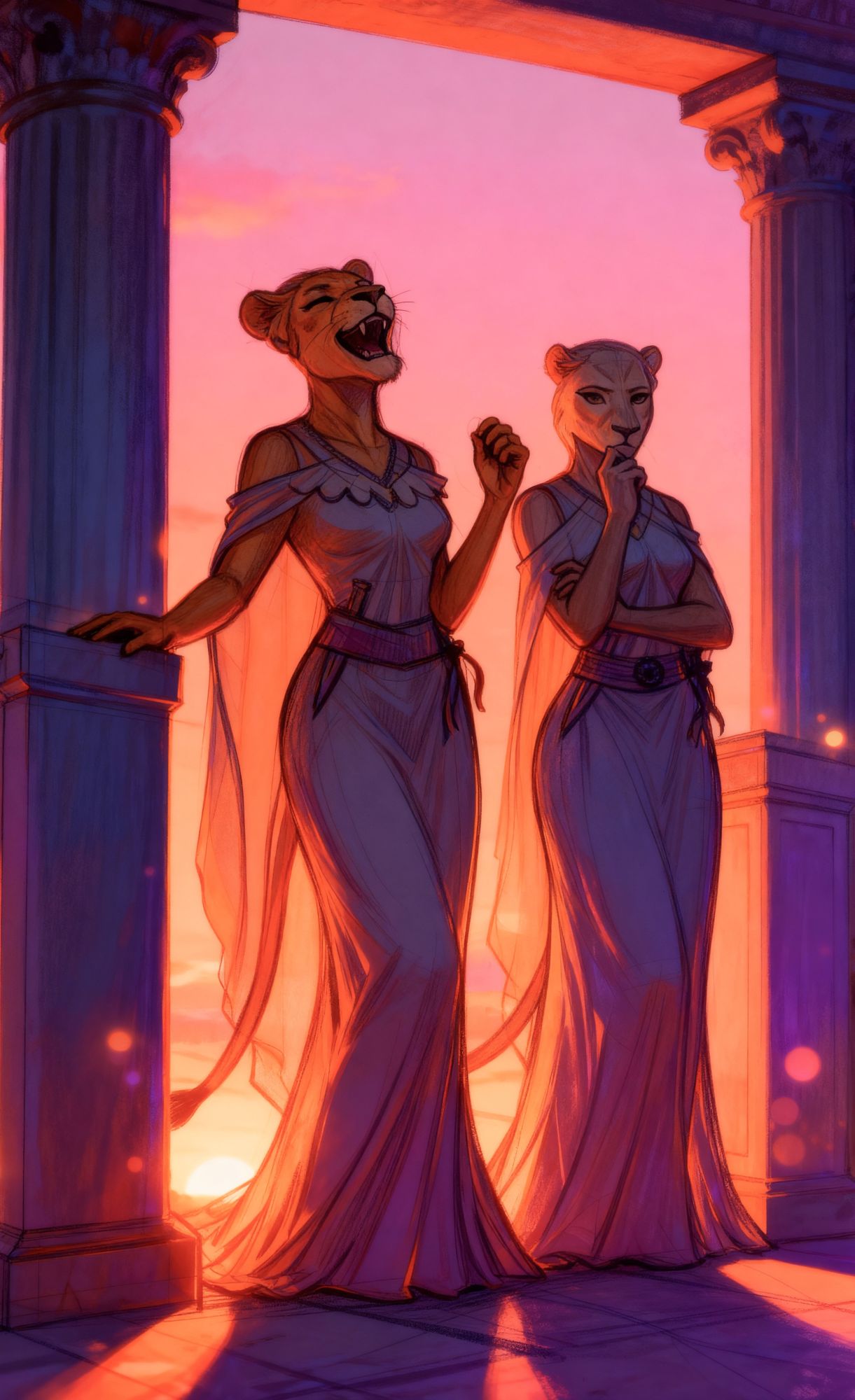 Две дисциплары, справа - Миланэ